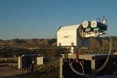 Sun Tracker with two radiomters mounted