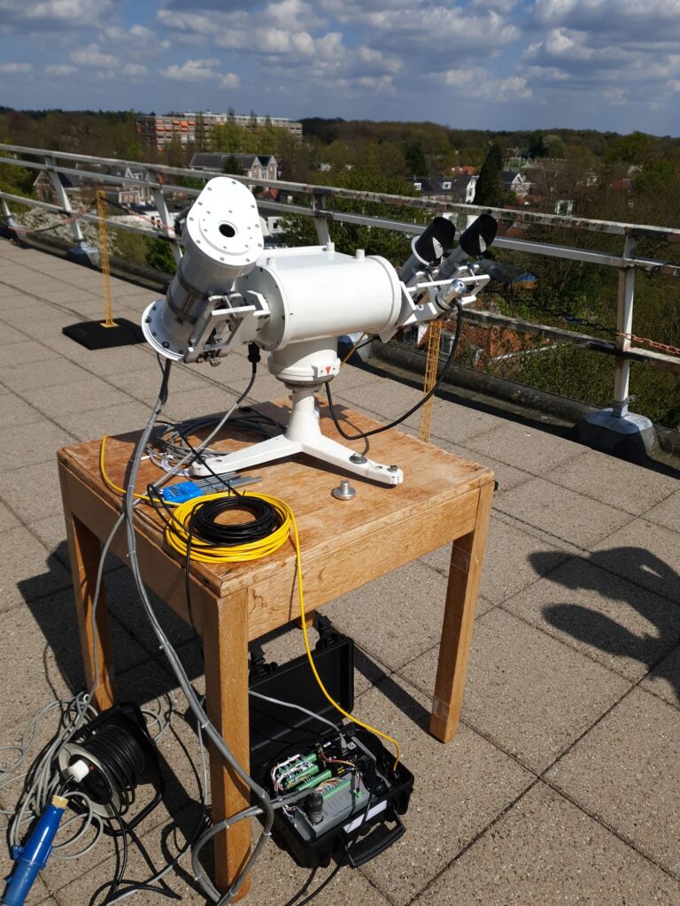 AHF measurement Set-up at rooftop